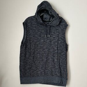 LEG3ND Sleeveless Charcoal Hoodie size L